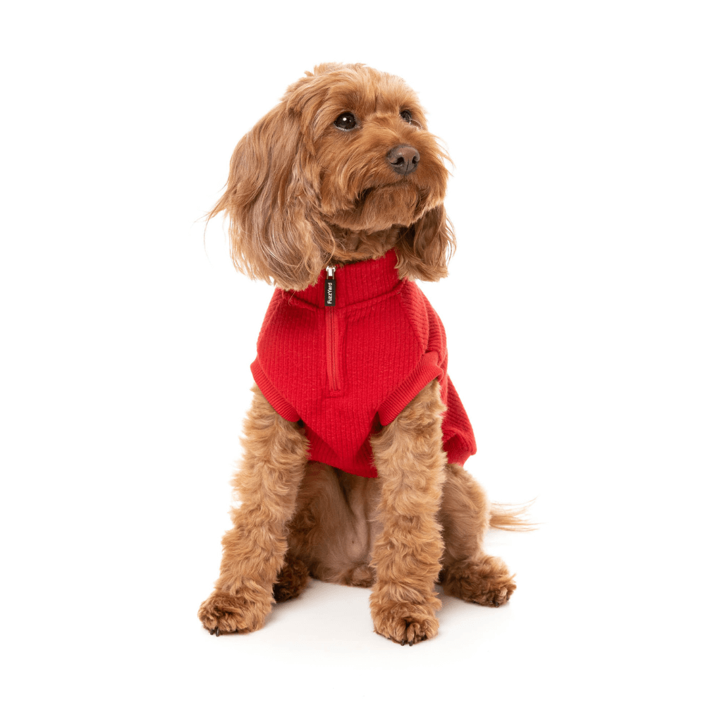 FuzzYard Sweater - Cambridge - Red