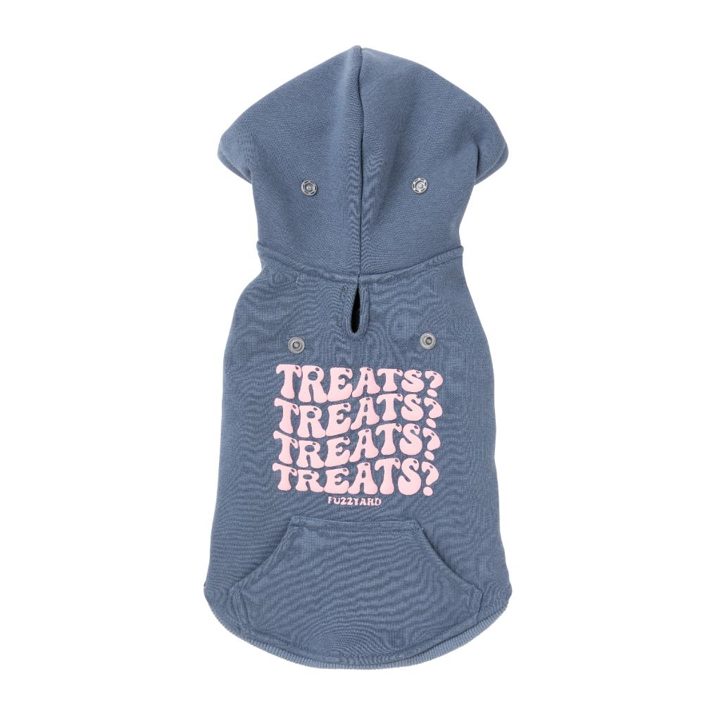 Felpa con cappuccio Treats Blu