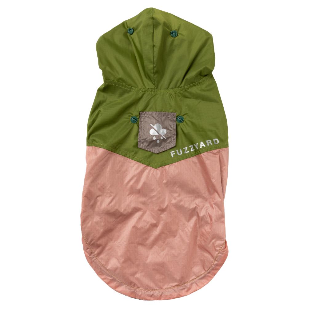 Impermeabile Ormond oliva/rosa