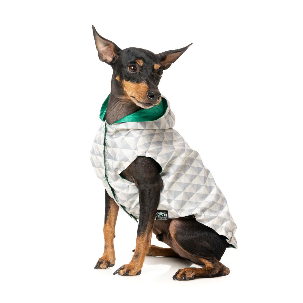 Impermeabile Flipside Verde/Beige