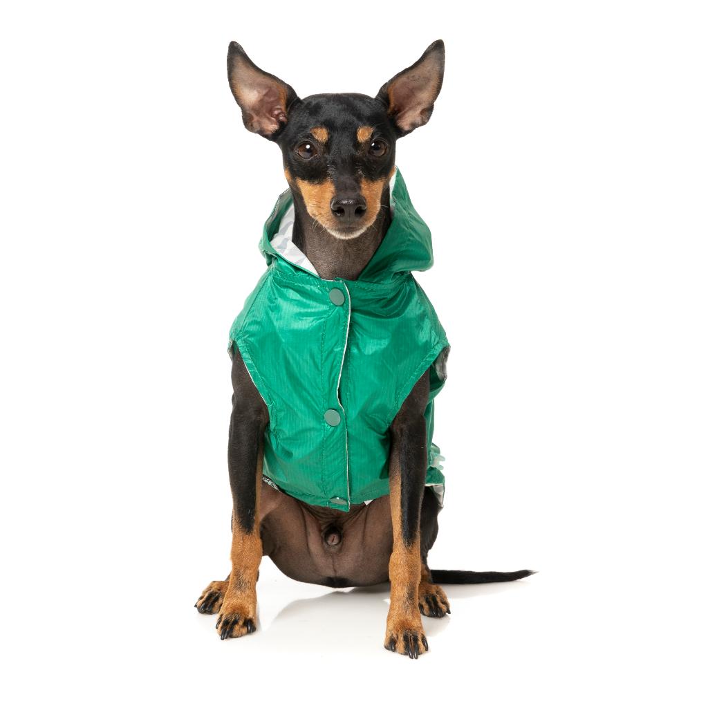 Impermeabile Flipside Verde/Beige