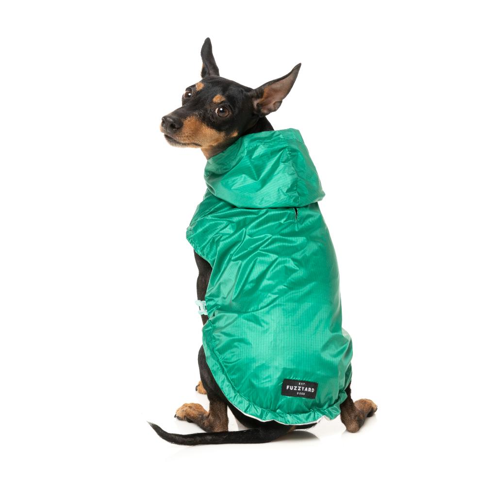 Impermeabile Flipside Verde/Beige
