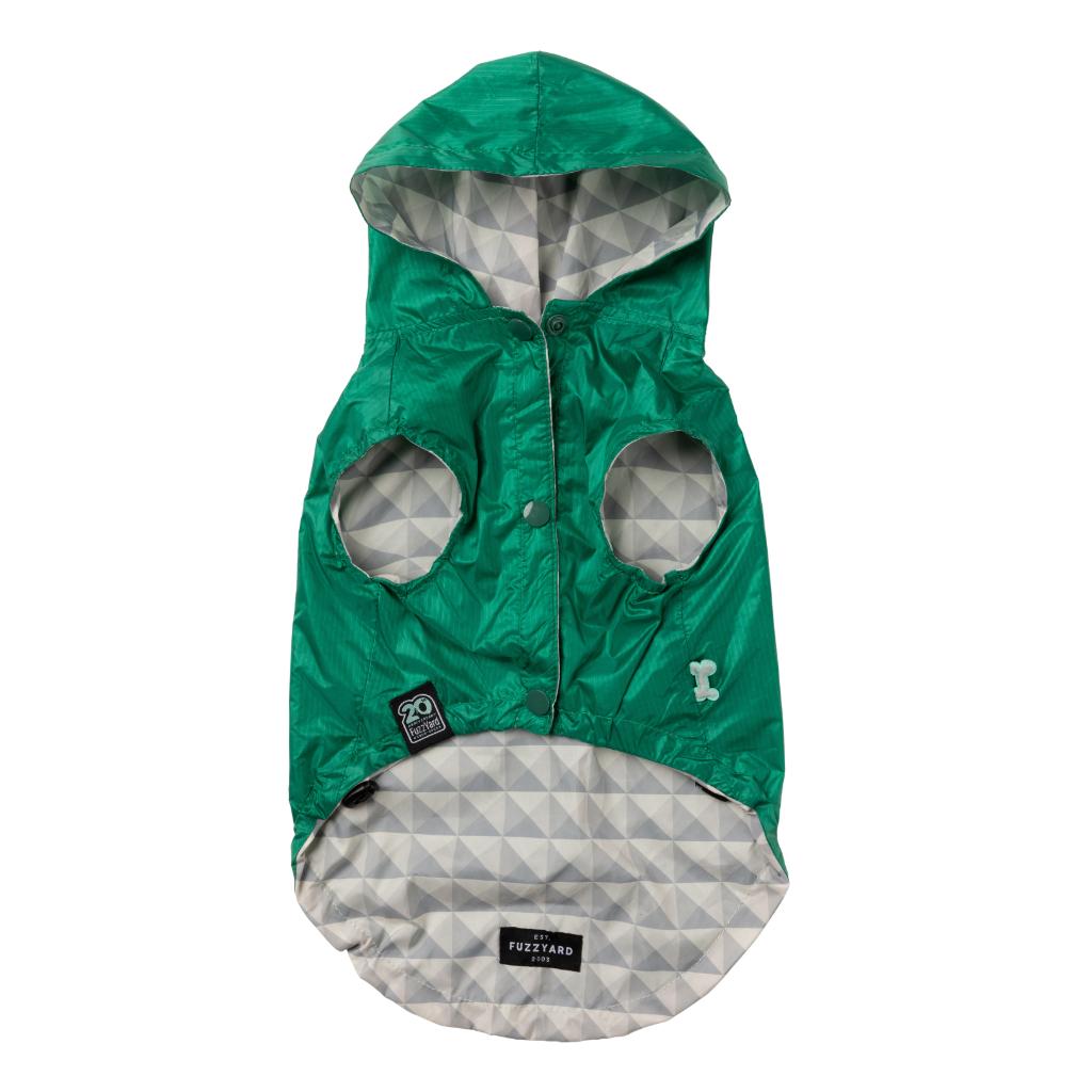 Impermeabile Flipside Verde/Beige
