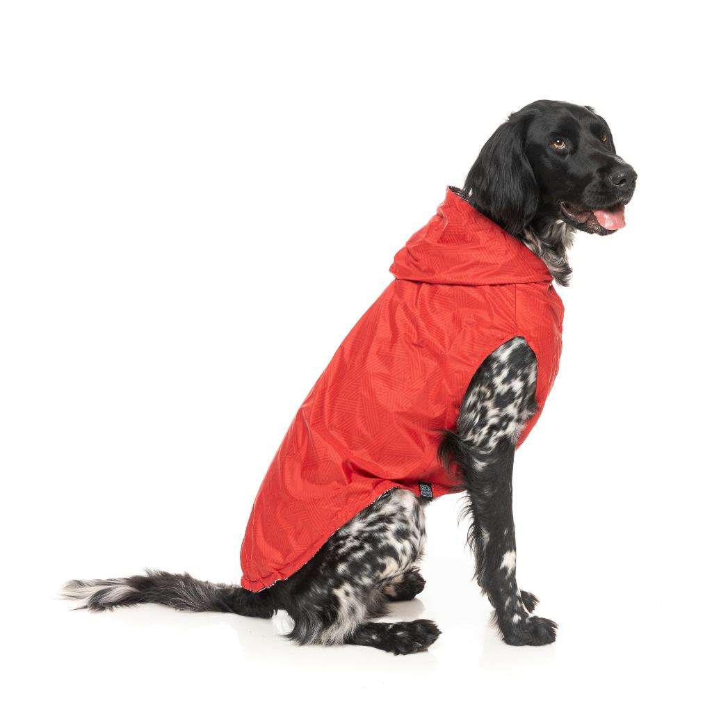 Impermeabile Flipside Rosso/Nero/Bianco