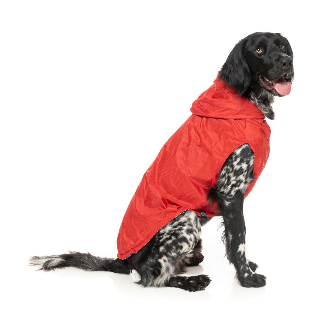 Impermeabile Flipside Rosso/Nero/Bianco