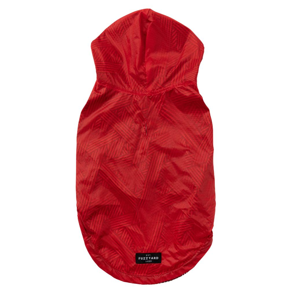 Impermeabile Flipside Rosso/Nero/Bianco