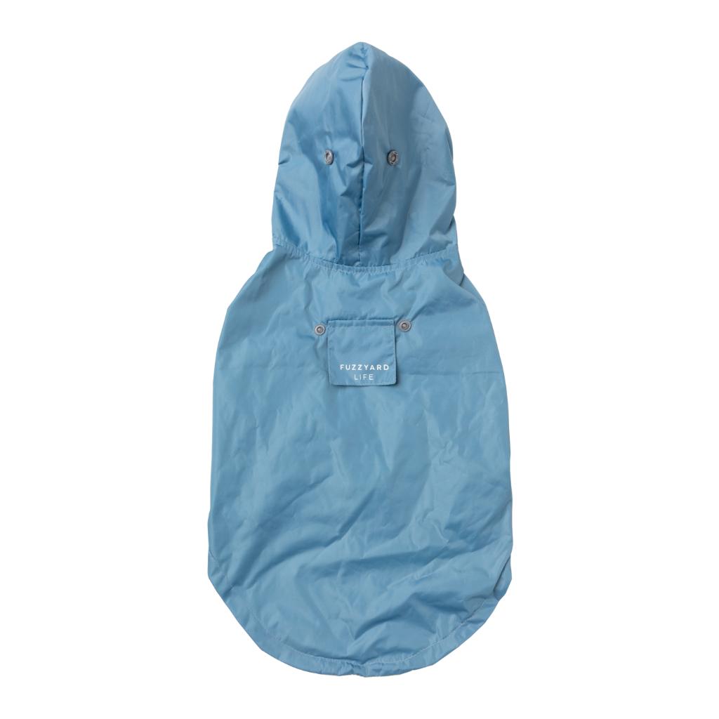 Chubasquero Impermeable para perro FuzzYard Life French Blue