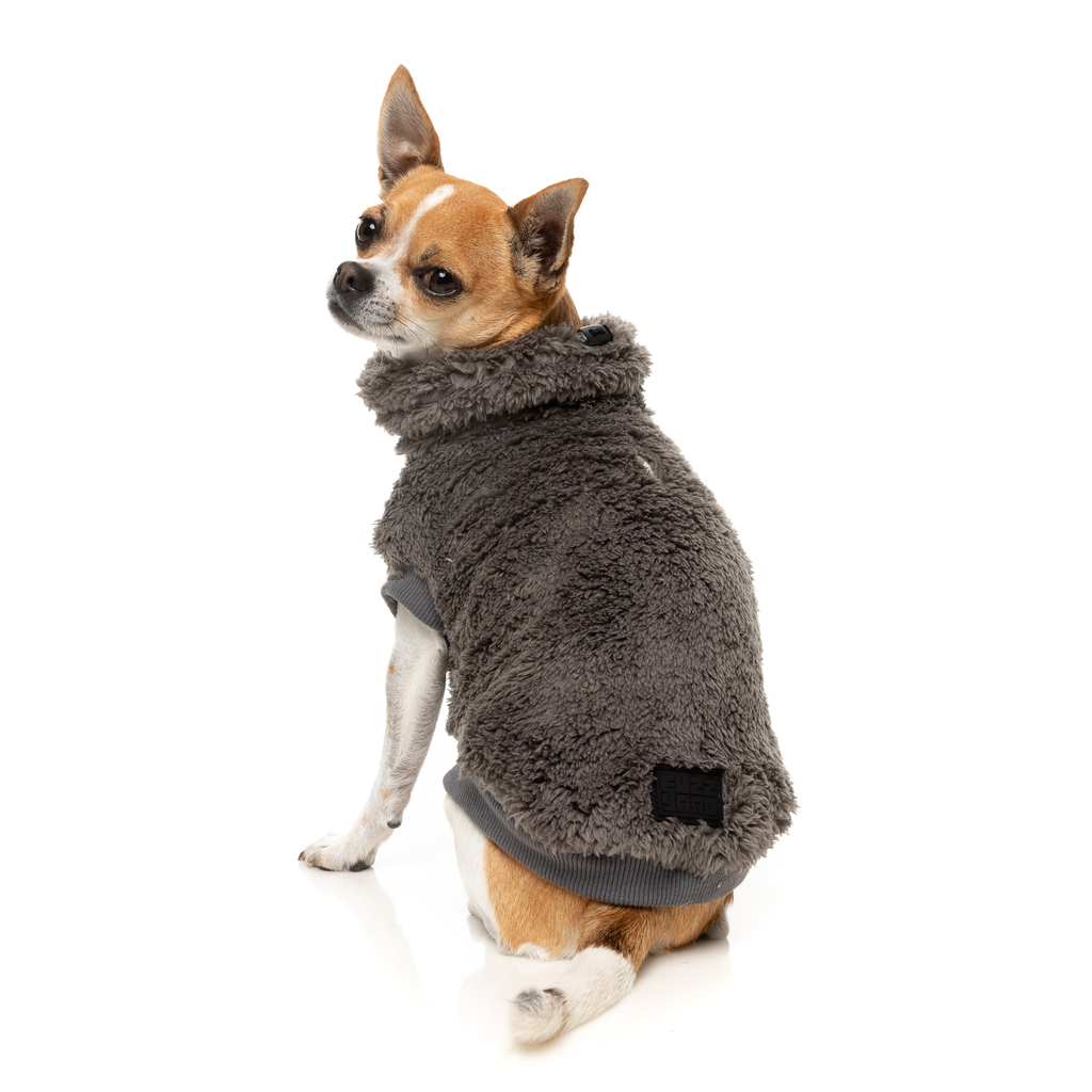 Turtle Teddy Sweater - Gunmetal Grey