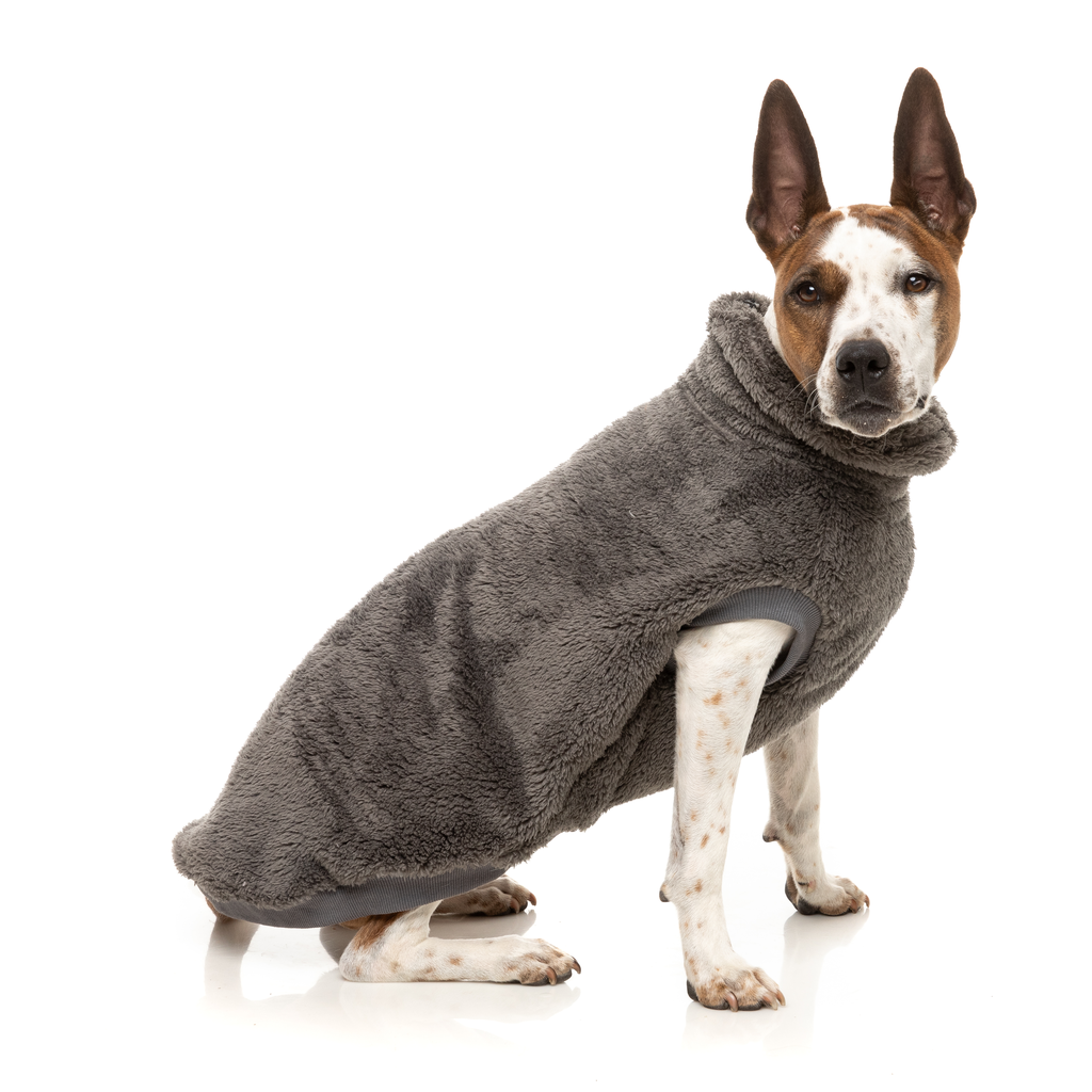 Turtle Teddy Sweater - Gunmetal Grey