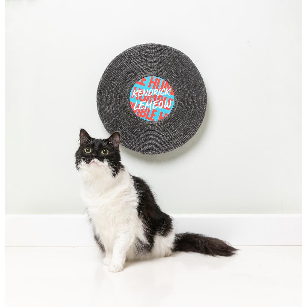 RECORD CAT SCRATCHER - KENDRICK LEMEOW