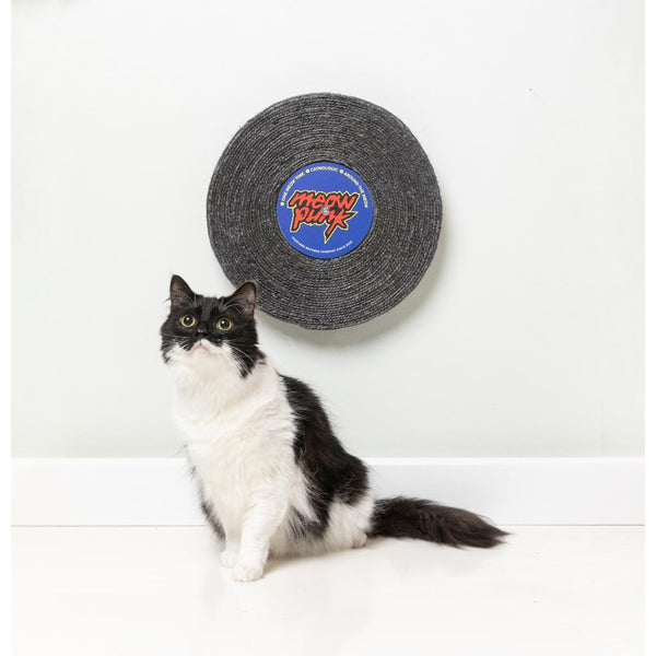 RECORD CAT SCRATCHER - MEOW PUNK