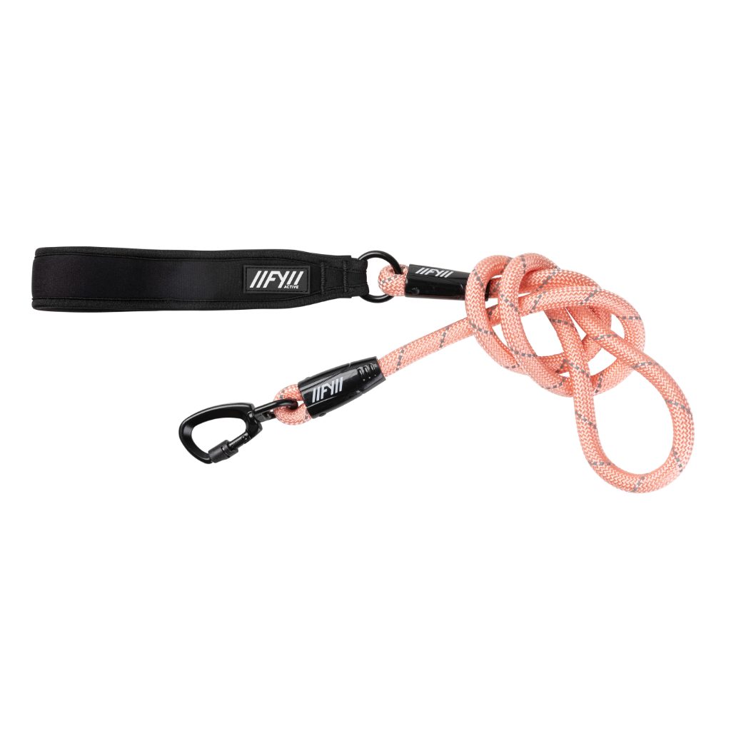 Correa para perros de cuerda FY Active Peach