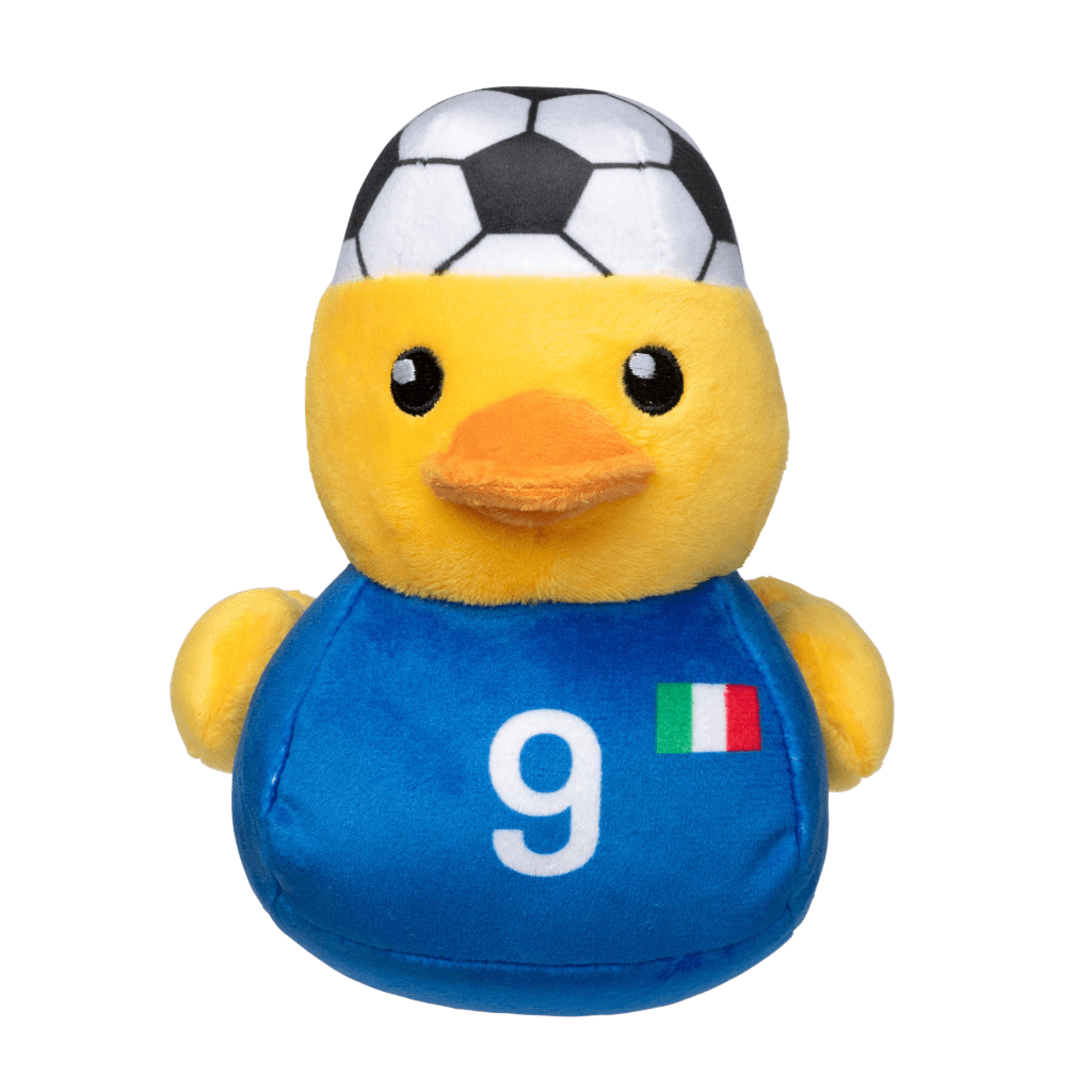 Italy Duck M (n. 9) - FuzzYard Toy Football - Giocattolo per cani