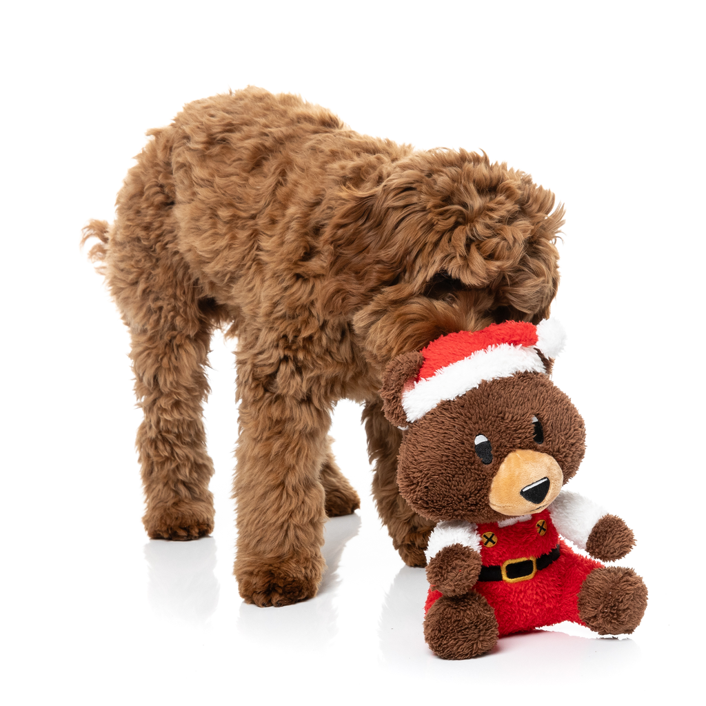 FuzzYard Juguete de Navidad - Santa Fuzz Bear
