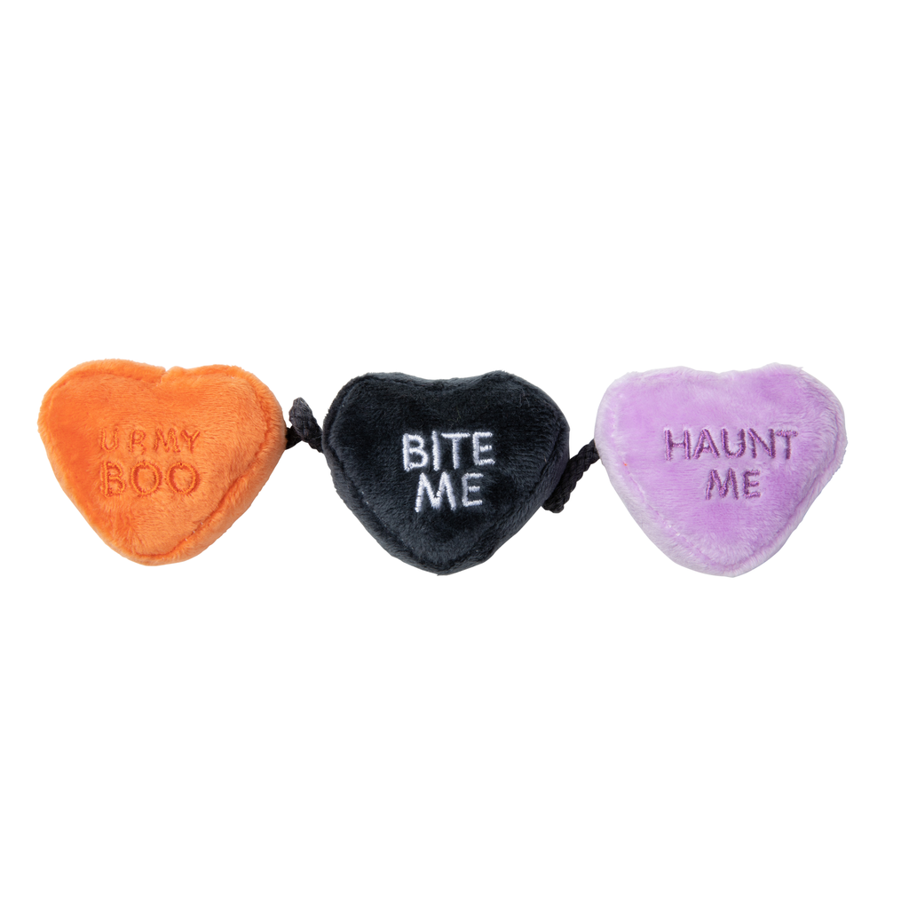 SPOOKY CANDY HEARTS STRING - GIOCATTOLO PER GATTI