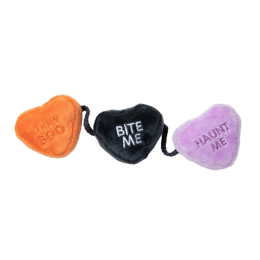 SPOOKY CANDY HEARTS STRING - GIOCATTOLO PER GATTI