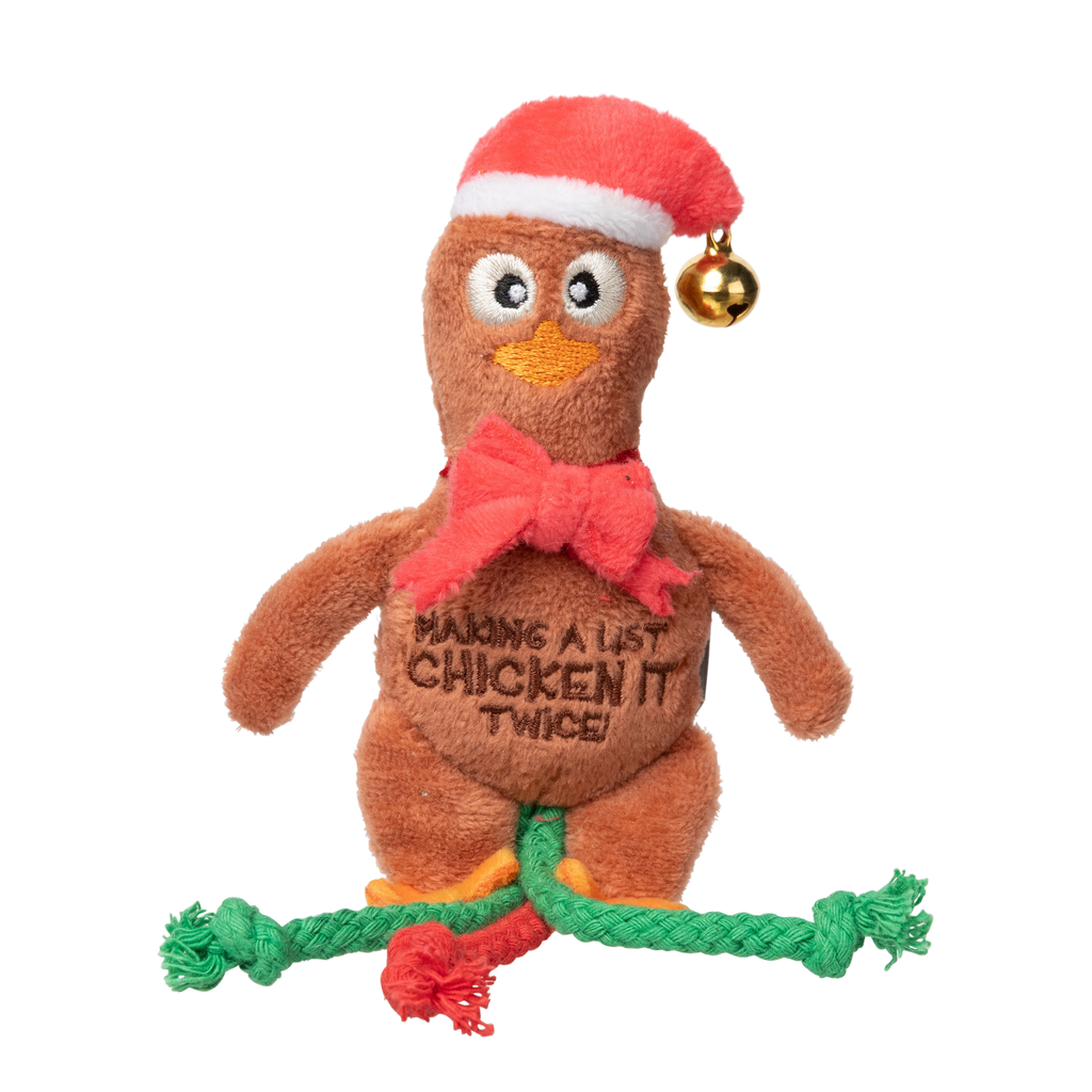 FuzzYard Juguete de Navidad para gatos - Chicken It Twice Chook