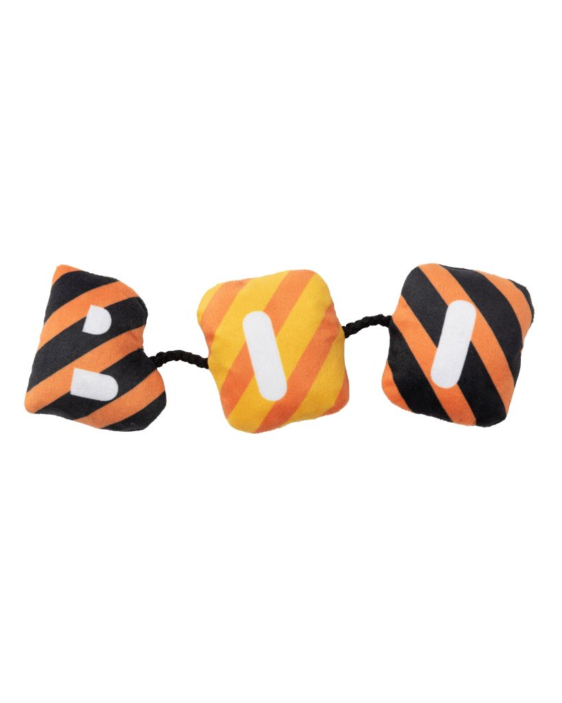 Juguete de Halloween para gatos FuzzYard Boo String con cuerda y catnip