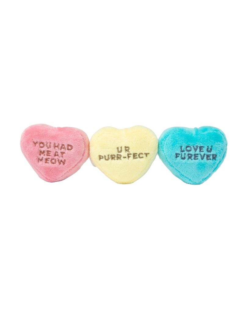 Candy Hearts - Cat toy